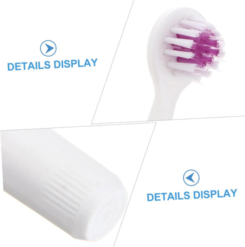 2pcs Beavorty Toothbrush Electric Pet Brush Gentle Gums Care Travel Size Random Color