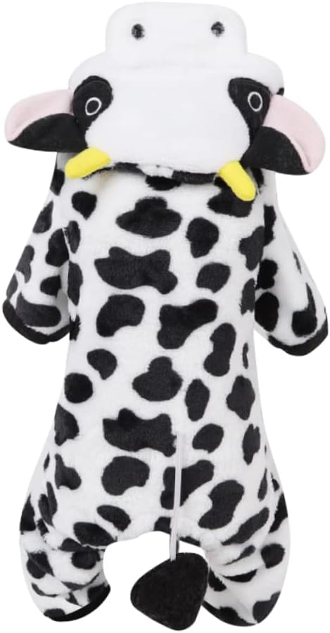 Warm Pet Clothes - Dog Milk Cow Sweater Hoodie, Halloween & Christmas Costume for Dogs & Cats