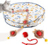 Petmarket Automatic Cat Toy, Cat Interactive Toy With 2 Auto-Moving Balls In Cat