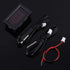 Icstation Digital Thermometer Car Auto Temperature Gauge Sensor DC 4-28V with 2 NTC Waterproof Probes
