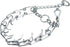 Chrome Plated Prong Dog Collar - No Pull Pinch Training Collar with Spikes (4.0 * 28in)