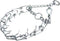 Chrome Plated Prong Dog Collar, No Pull Dog Prong Collar with Spikes, Choke Collar for Dogs (3.5 * 24in)