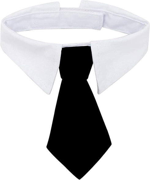 HUYADAPI Pet Bow Tie Adjustable Collar and Costume Top Hat for Cats, Dogs, 2 Pieces
