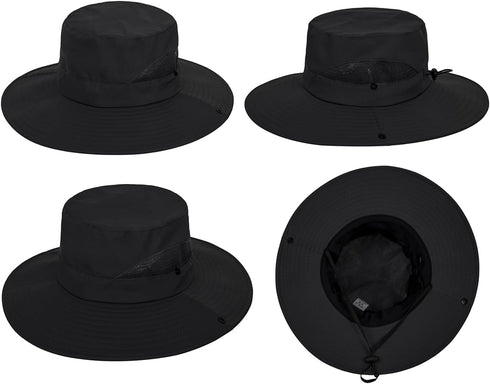 Kids Bucket Sun Hats for Girls Boys, 5-9 Years, Outdoor Sun-Protective Breathable Fishing Hiking Beach Boonie Hat