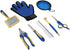 TSINGS Pet Grooming Tools 8-Piece Kit with Hair Comb, Steel Comb, Nail Clipper, File, Hair Clipper, Toothbrush, Bowl and Hair Removal Gloves