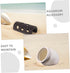 2pcs FOMIYES Aquarium Betta Cave and Shrimp Hideout Ceramic Fish Tank Breeding Shelter with Small White Pot Design