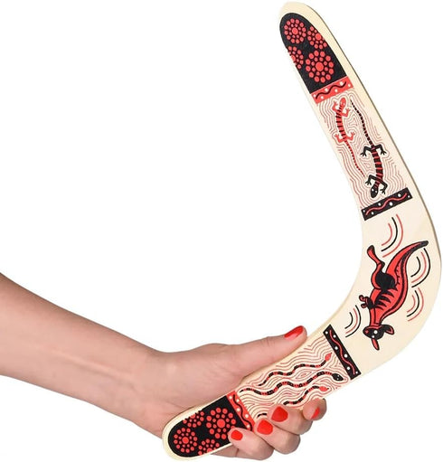 Colorful Wooden Boomerang from Rhode Island Novelty