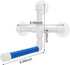 Hypeety Bird Parrot Stand Perch - Portable Suction Cup Shower Perch Toy for Parakeet Bath Stands (3 Suction Cups)