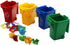 QBLEEV Conure Toys, Color Sorting Bin Bird Toys, Teaching Tool Box Parrot Toys, Trick Prop Training Education