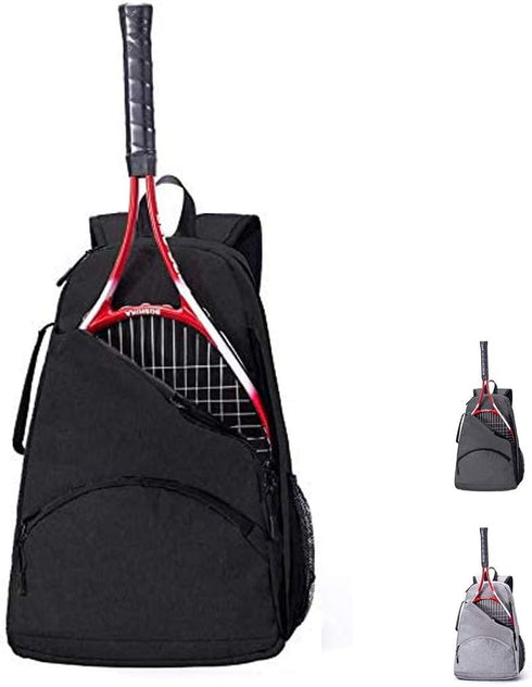 QCWN 2 Raquet Tennis Bag for Men Women Durable Tennis Backpack Waterproof Carrier for Balls Pickleball Paddles