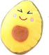 Yellow Dog Chew Toy, Avocado Squeaky Toy, Tough Chew Resistant, Soft Plush Tooth Cleaning Dog Chew for Small to Large