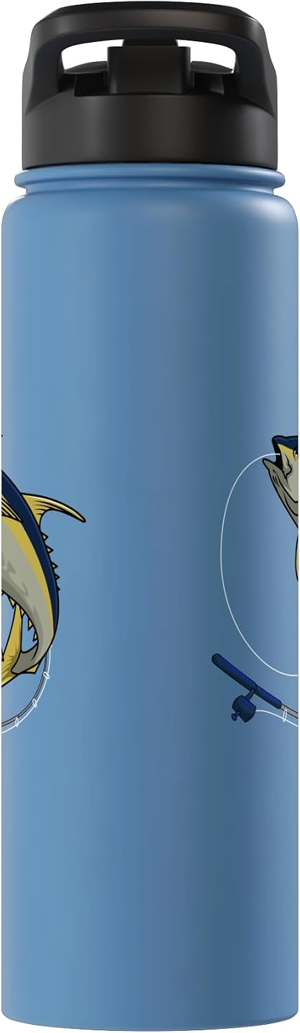 Fishing Tuna Fisherman Rod Apparel Fishing Tuna Rod Fisherman Angler Fisher Saltwater Fish Stainless Steel Insulated
