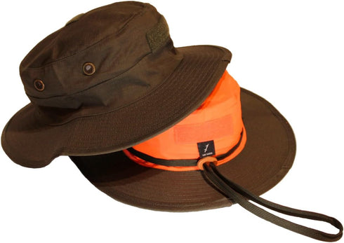 Reversible Blaze Boonie Hat, 100% Ripstop for Scouting, Tactical, Hunting, Hiking, Camping, Fishing, Sun Hat