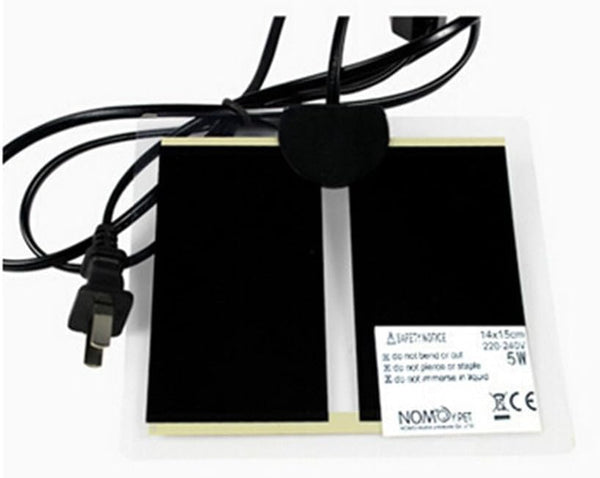 Giveme5 Upgrade US Plug 110V Reptile Heating Pad with Temperature Controller, 5W 5.5X5.9 Heat Mat