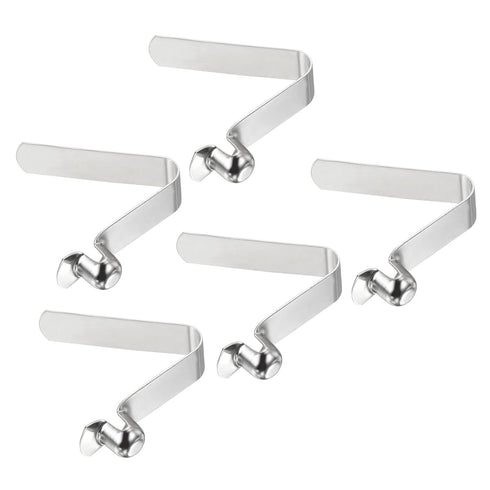 PATIKIL 8.3x8mm Kayak Paddle Snaps, 5 Pack Pole Push Button Spring Clips for Camping Awning Tent Pole