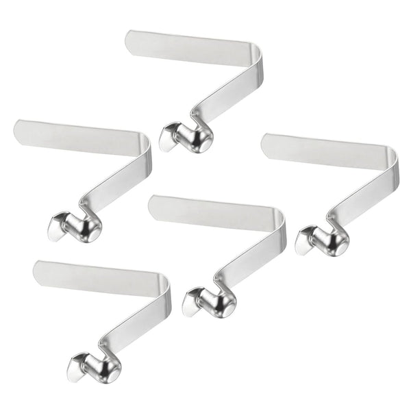PATIKIL 8.3x8mm Kayak Paddle Snaps, 5 Pack Pole Push Button Spring Clips for Camping Awning Tent Pole
