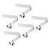 PATIKIL 8.3x8mm Kayak Paddle Snaps, 5 Pack Pole Push Button Spring Clips for Camping Awning Tent Pole