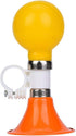 Rubber Children Bike Horn, Metal Loud Warning Bell for Boys Girls Bike Accessory (Orange)