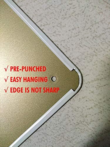 8 5.5 Inches Eveokoki Hermit Crab Sign - Funny Metal Warning Sign for Exotic & Small Pets - x