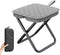 Foldable Backpack Stool Portable Folding Chair for Adults, Collapsible Camping Stool with