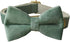 Bowtie Dog Collar, Soft Velvet Adjustable Collar with Detachable Bow Tie for Small Medium Large Dogs and Cat (Mint