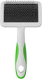 Andis 68565 Stainless-Steel Slicker Brush for Dogs and Cats - Durable Grooming Tool for All Breeds, Medium (Green)