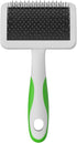 Andis 68565 Stainless-Steel Slicker Brush for Dogs and Cats - Durable Grooming Tool for All Breeds, Medium (Green)