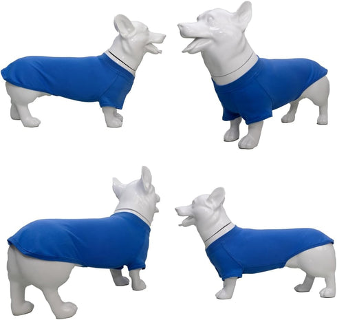 Lovelonglong Pet Clothing Dog Costumes, Dachshund Clothes Blank T-Shirt Tee Shirts for Dachshund Dogs, Corgi 100%