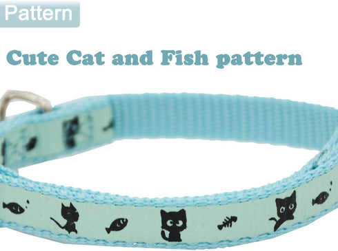 2 Pack Glow in The Dark Cat Collar with Bell, Breakaway Safety Cat Puppy Collars with Pendant Light Blue and Pink