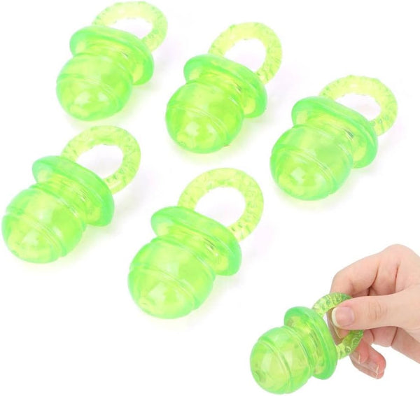 5Pcs Pet Chew Nipple Shape Toy Set, Cute Puppy Kitten Molar Pacifier for Dogs, Interactive Chew