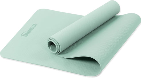 UMINEUX Extra Thick Yoga Mat 1/3'' Non Slip for Women, Eco Friendly TPE Fitness Exercise Mat with Sling