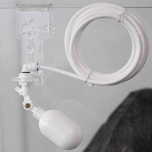 ZAOJIAO Auto Water Filler Solution - Adjustable Float Valve + 1/4" Tube 3 Meters for Aquarium Sump, PE White