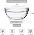 Additional Glass Bowl for The Feoyoho Feeders, Replacement Pet Glass Bowl, Dishwasher Safe, 60.9oz/1800ml