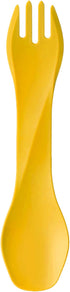 humangear GoBites Uno | Portable & Convertible Travel Utensils | Multi-Functional Camping Spork, Yellow