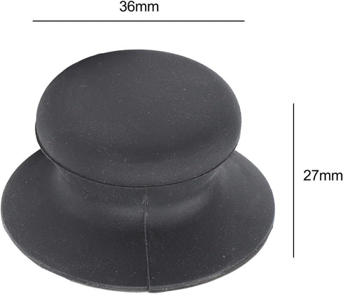 FABULETTA Silicone Pot Lid Handle, Heat Resistant Food GRADEs Knob, Non-Slip Suction Cup for Lunch Box, Camping