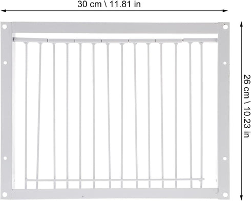 1Pc Pigeon Door, Iron Birdcage T-House Door, Bird Entrance Door for Pet Bird Supplies, 30x26cm