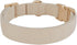 Soft Corduroy Dog Collar - High Grade Metal Buckle for Small Dogs (White, Small: 10-15")