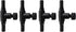 JIH Aquarium 25 Feet 3/16 Inch ID Flexible Airline Tubing with Check Valves, Suction Cups, and Air Stone
