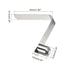 PATIKIL 12x9.5mm Kayak Paddle Snaps, 8 Pack Pole Push Button Spring Clips, Steel Solid Button Locking Tube for Camping