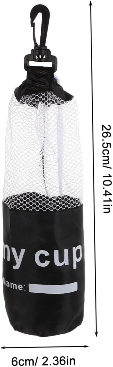Yardwe Stacking Cup Storage Bag Mesh Drawstring Bag for Sport Stacking Cups Compact Design for Easy Carrying for Games