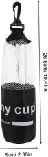 Yardwe Stacking Cup Storage Bag Mesh Drawstring Bag for Sport Stacking Cups Compact Design for Easy Carrying for Games