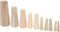 KIMISS Tapered Wood Plugs, 10pcs Marine Through Hull Emergency Soft Wood Plugs Set