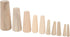 KIMISS Tapered Wood Plugs, 10pcs Marine Through Hull Emergency Soft Wood Plugs Set