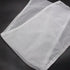 Adjustable Birdcage Seed Catcher, Soft Nylon Mesh Cover for Parrot Macaw Round Square Cage (118 x 32 Inch, White)