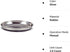 Our Pets Dish Oval Cat Rubber Bottom Pet Bowl (2 Pack)