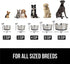 Gorilla Grip Stainless Steel Metal Dog Bowl Set of 2 - Rubber Base, Heavy Duty Feeding Dishes, Holds 6 Cups (Black)