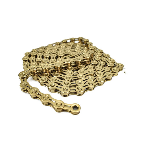 VG SPORTS Bike Chains - 6/7/8/9/10/11 Speed, Lightweight Half Hollow/Full Hollow, 116 Links with Missing Link