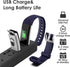 Fitness Tracker for Men and Women, Waterproof Smart Watch with Activity Tracker and Sleep Monitor, Blue