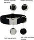 Dog Collar with Bow Tie, Adjustable Velvet Pet Collar with Metal Buckle and Stylish Detachable Bow Tie for Small Medium