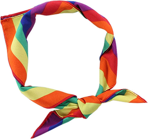 Tinsow 2 Pcs Breathable Bandanas Bibs - Rainbow Dog Kerchief for LGBT+ Pride Day, Dog Collar, Cat Pets Collar